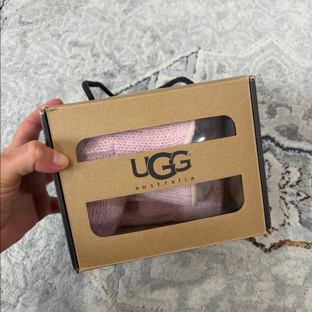 UGG Purl pink booties, size 2/3